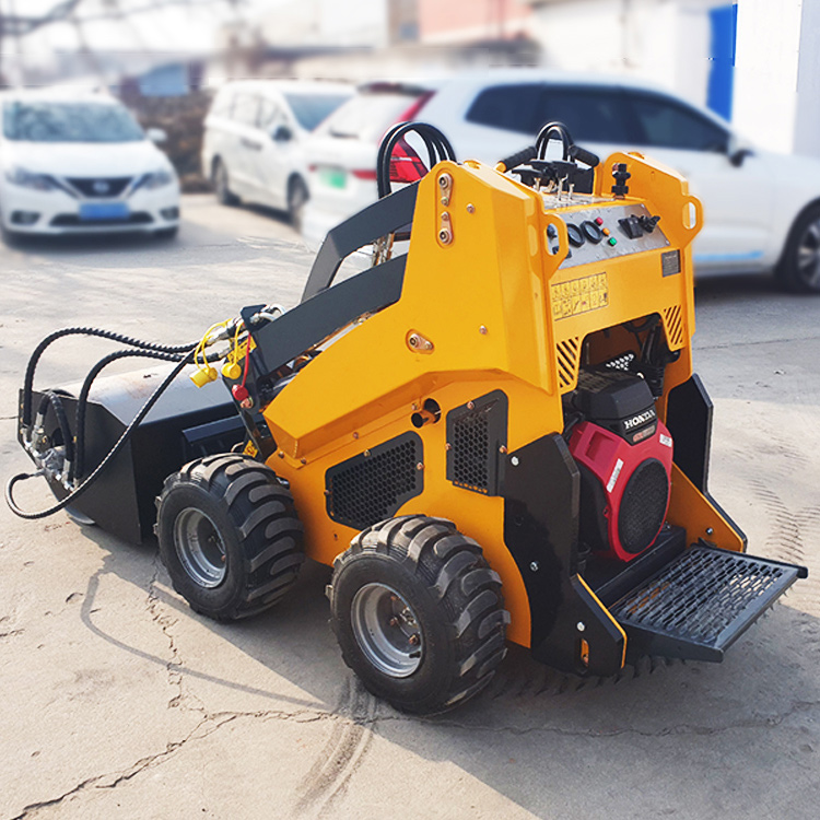 Derette Mini Skid Steer Loader 480i with Vibratory Roller