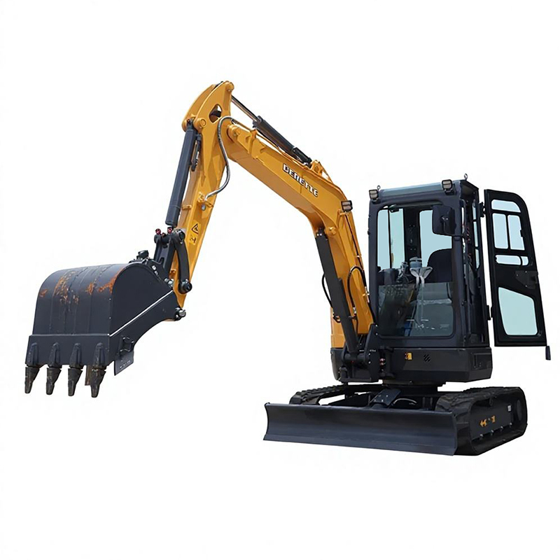 Miniexcavadora sobre orugas