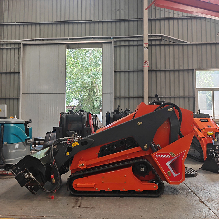 Mini skid steer loader V1000 with Tiller