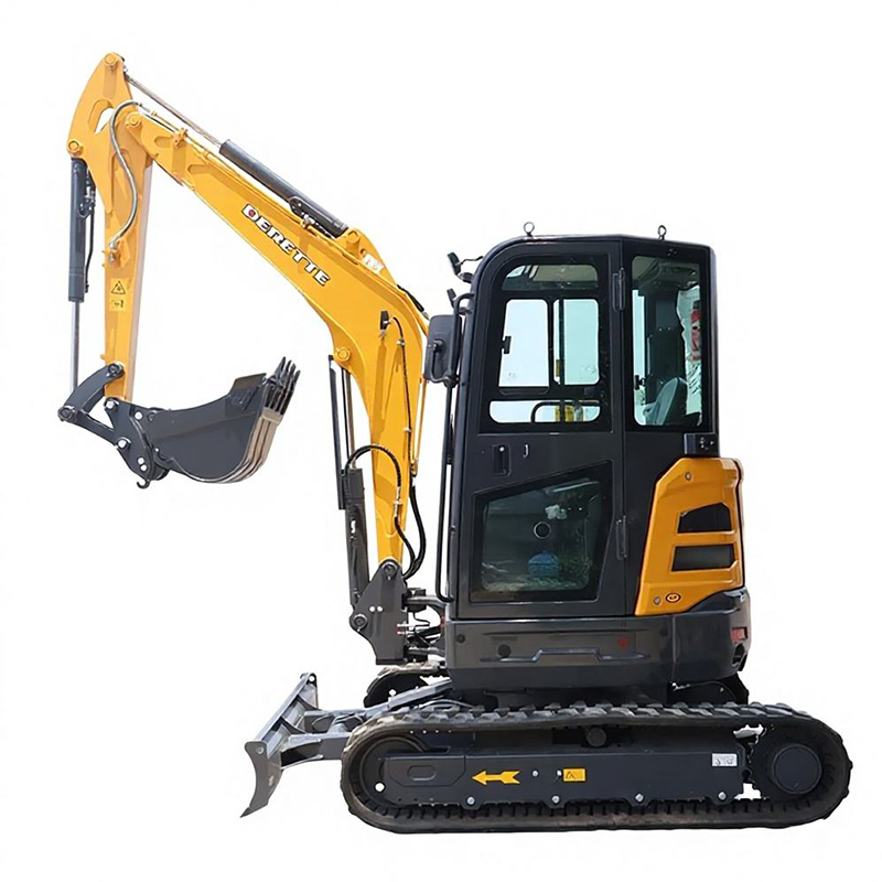 Mini excavadora pequeña