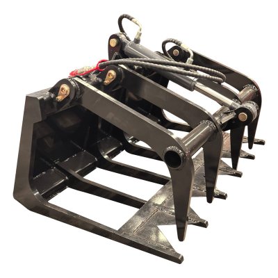 Hydraulic Grapple with Teeth for Mini Skid Steer Loader