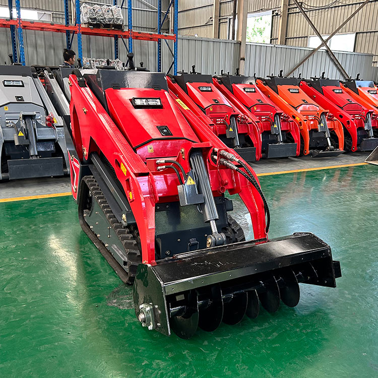 Мини-погрузчик с бортовым поворотом V1000 с траншейным заполнителем