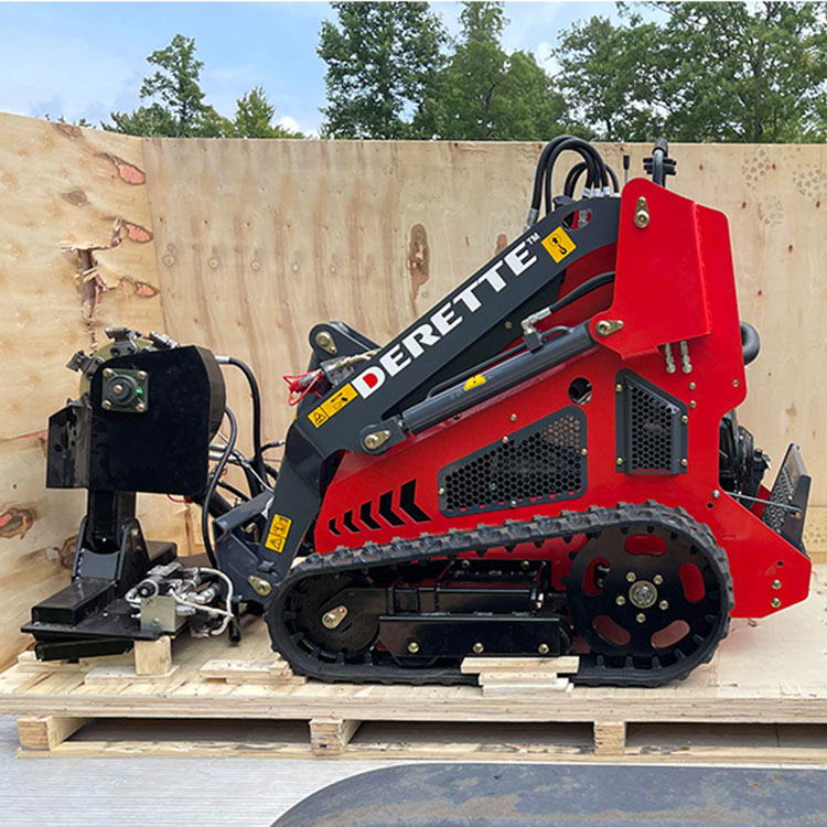 Мини-погрузчик с бортовым поворотом 430 Вт с измельчителем пней