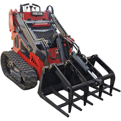 Mini Skid Steer Loader 430T with Hydraulic Grapple 