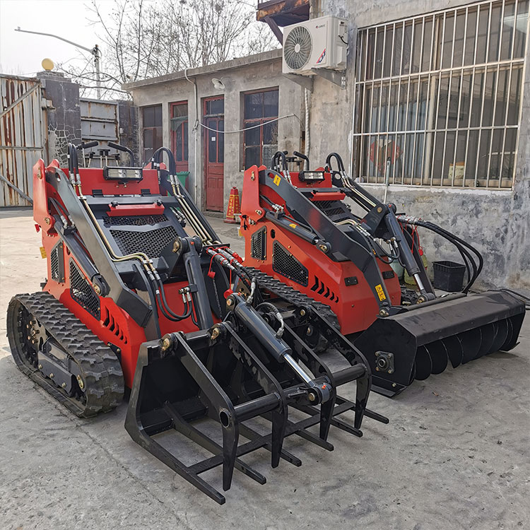 Mini Skid Steer Loader 430T with Hydraulic Grapple 