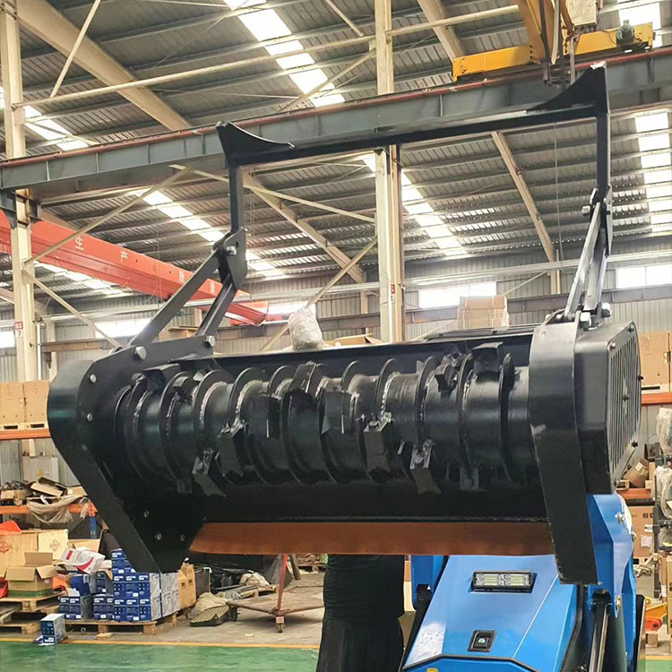 Mulcher for mini skid steer loader