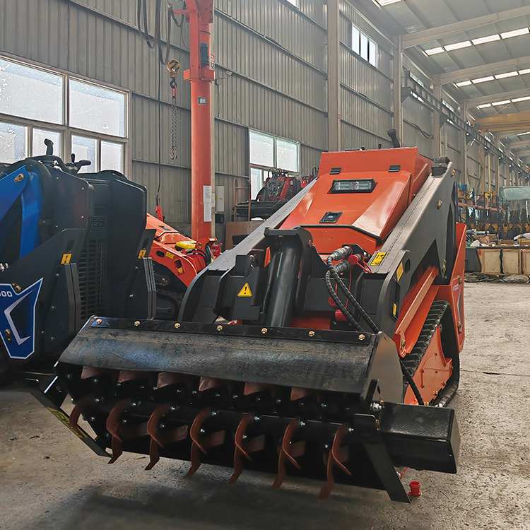 Mini skid steer loader V1000 with Tiller