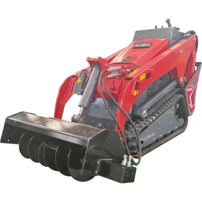 Mini skid steer loader V1000 with Trench Filler