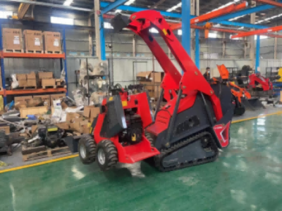 First V1000 mini skid steer loader rolls off the assembly line on New Year's Day