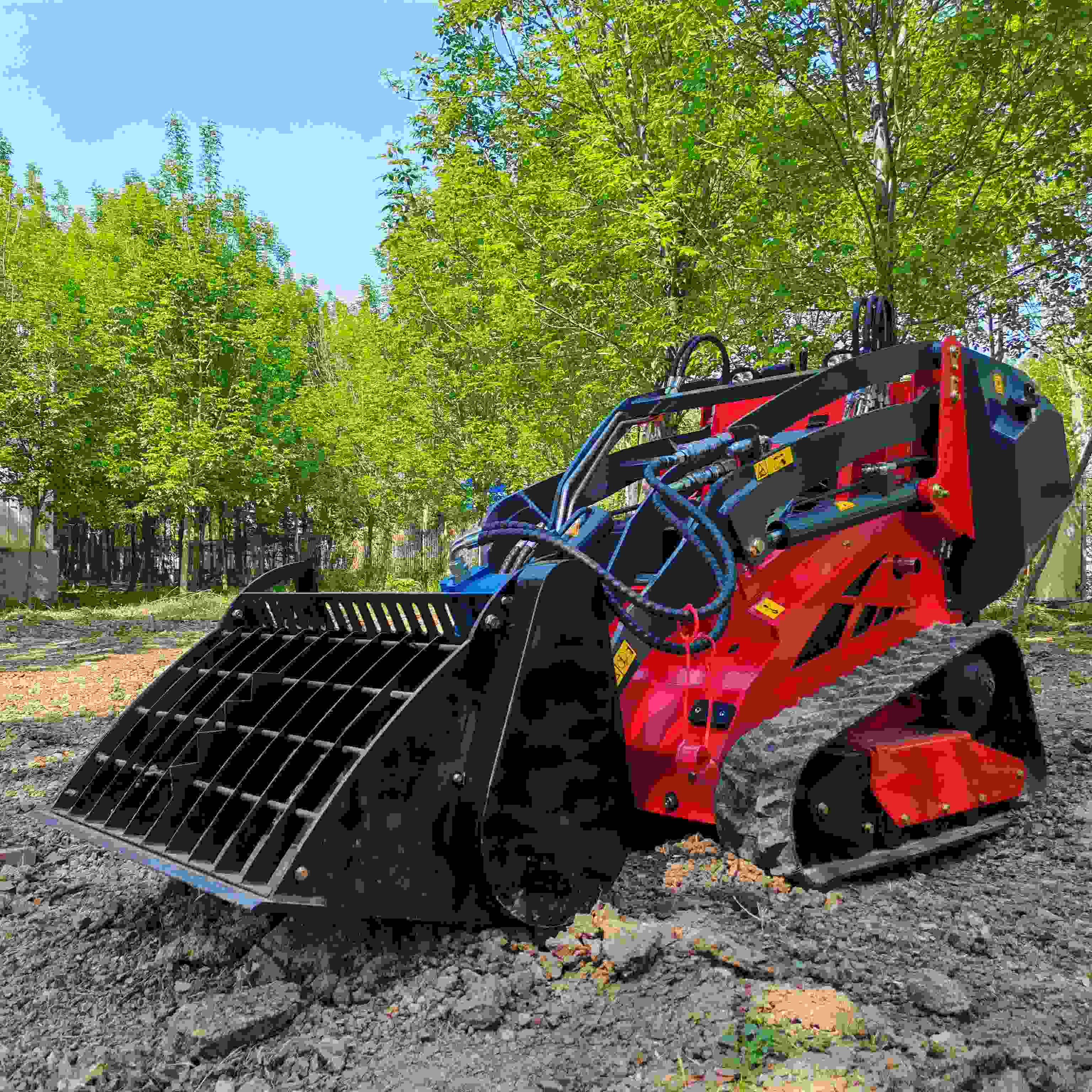 Cuchara mezcladora para minicargadora