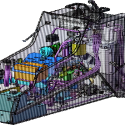 La mini minipala monocontainer V1000 del concessionario australiano salpa