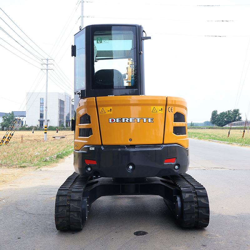 Miniexcavadora sobre orugas