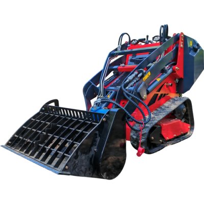 Mini skid steer loader 450T with Mixing Bucket