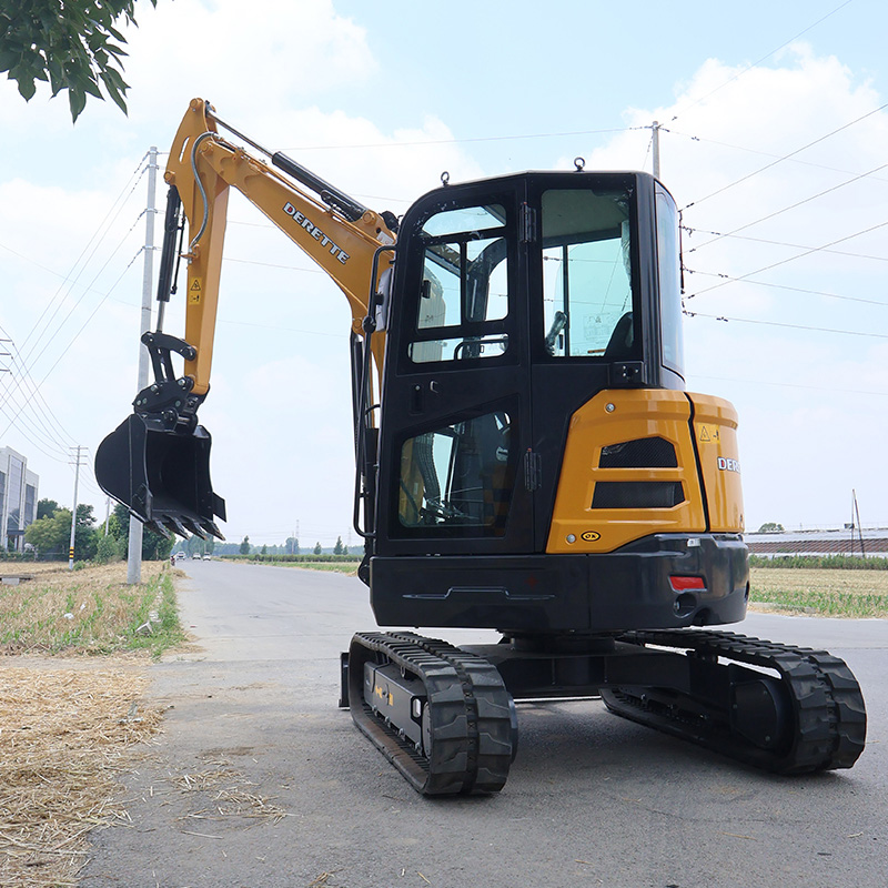 Miniexcavadora sobre orugas
