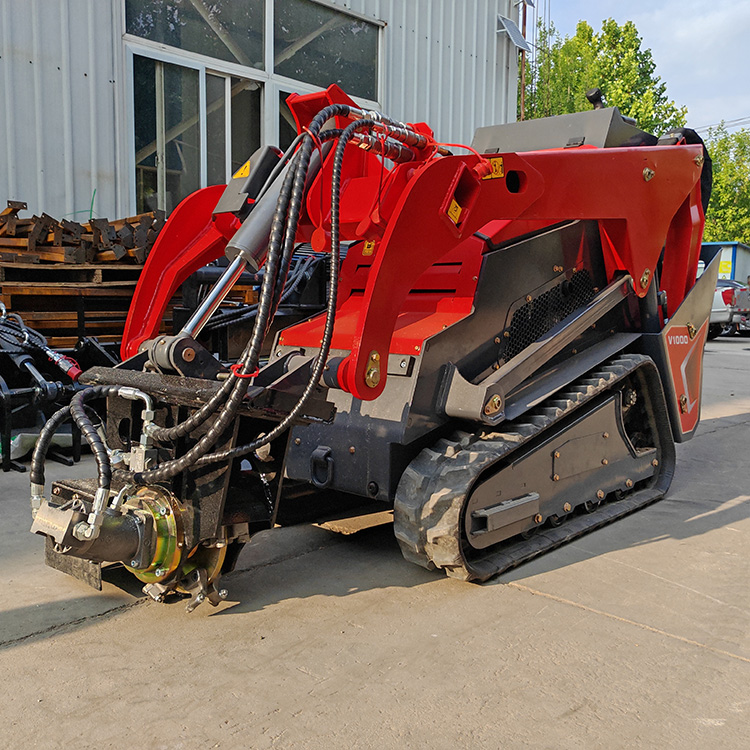 Измельчитель пней для мини-погрузчика с бортовым поворотом