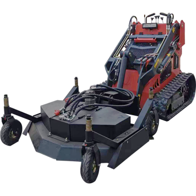 Mini skid steer loader 430T with Lawn Mower