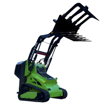 Mini Skid Steer Loader 450T with Hydraulic Grapple