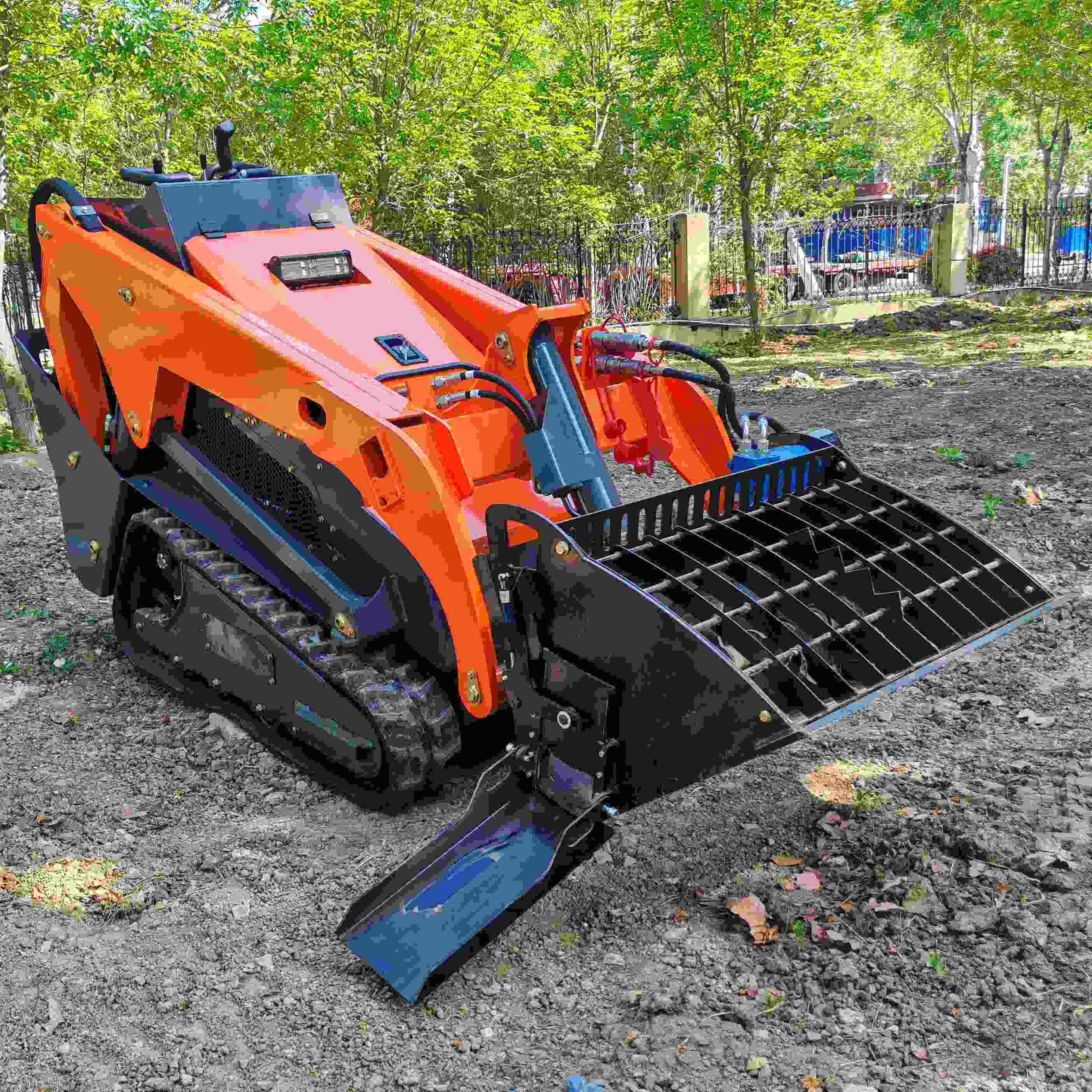 Cuchara mezcladora para minicargadora