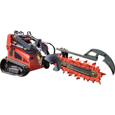 Mini skid steer loader 430T with Trencher
