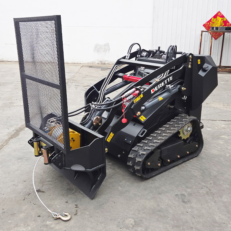 Cabrestante forestal para minicargadora