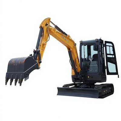 Miniexcavadora sobre orugas