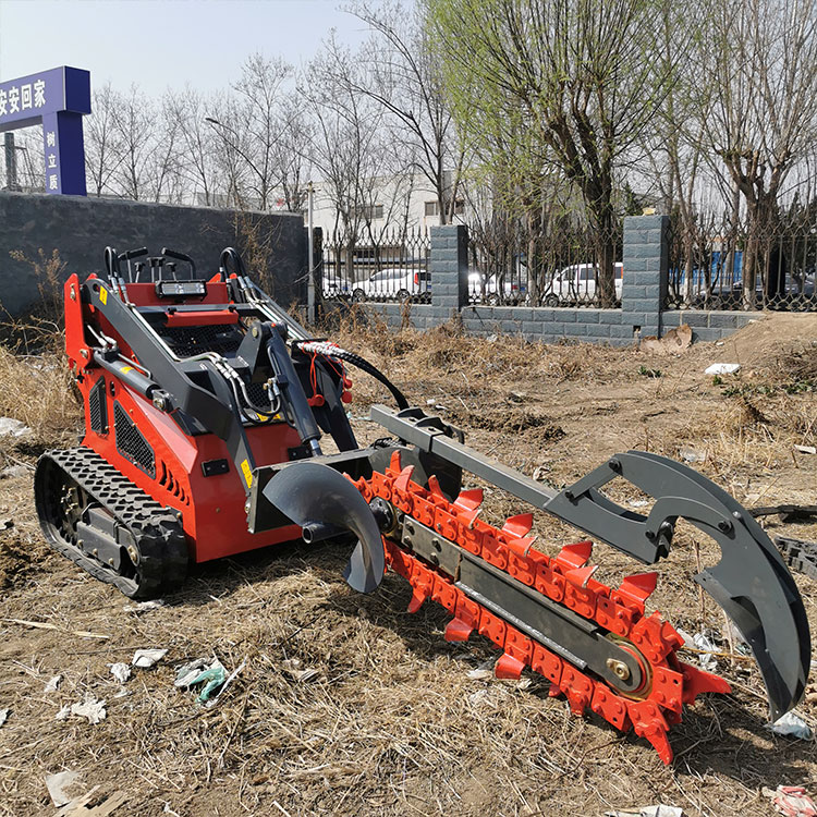 Mini chargeuse compacte 430T avec trancheuse