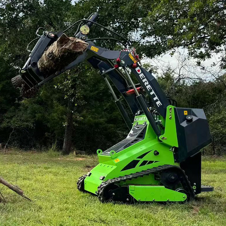 Minipala compatta 450T con pinza idraulica