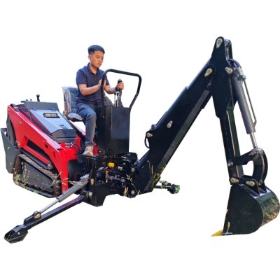 Мини-погрузчик с бортовым поворотом V1000 с обратной лопатой