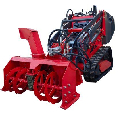 Mini skid steer loader 450T with Snow Blower