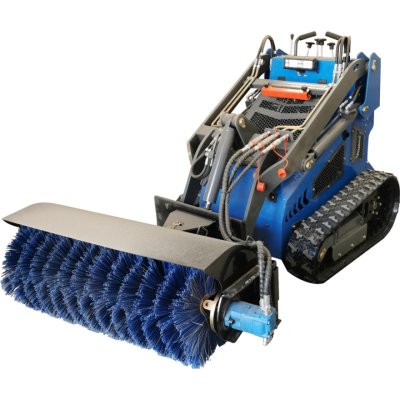 Mini skid steer loader 430T with Sweeper