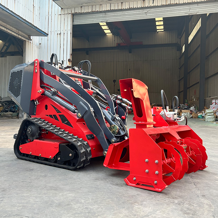 Mini skid steer loader 450T with Snow Blower