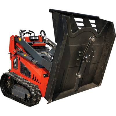 Mini skid steer loader 430T with Bush Cutter