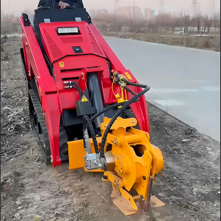 Minipala compatta V1000 con aratro vibrante