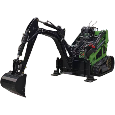 Mini skid steer loader 430T with Backhoe