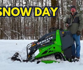 Мини-погрузчик с бортовым поворотом Derette