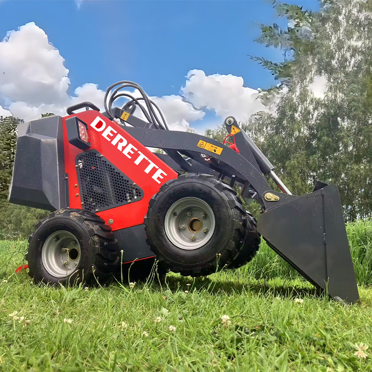 Мини-погрузчик с бортовым поворотом 320 Вт со стандартным ковшом