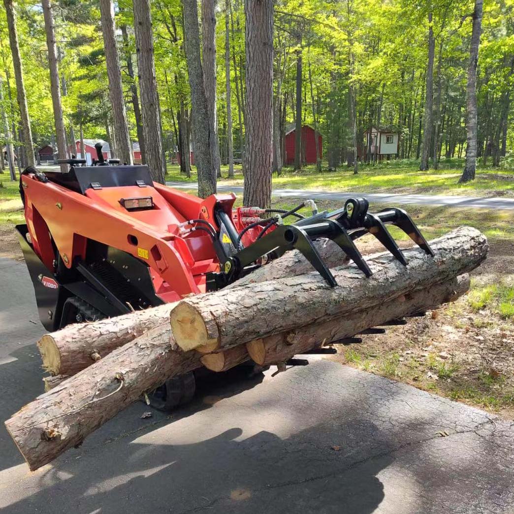 skid steer hydraulic grapple