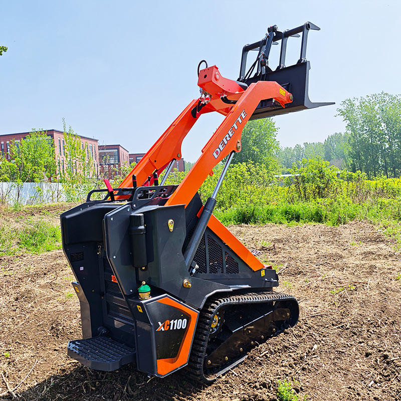 Mini Skid Steer Loader with Hydraulic Grapple