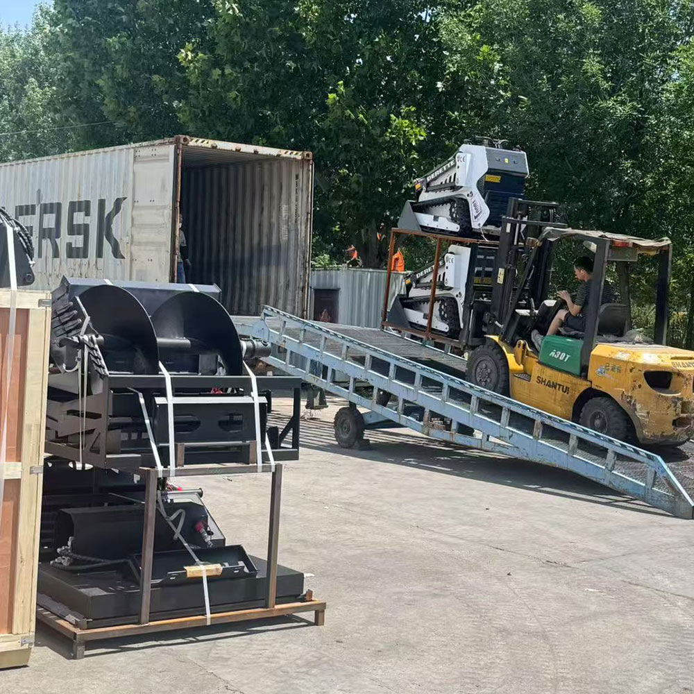 Esta minicargadora Esta minicargadora