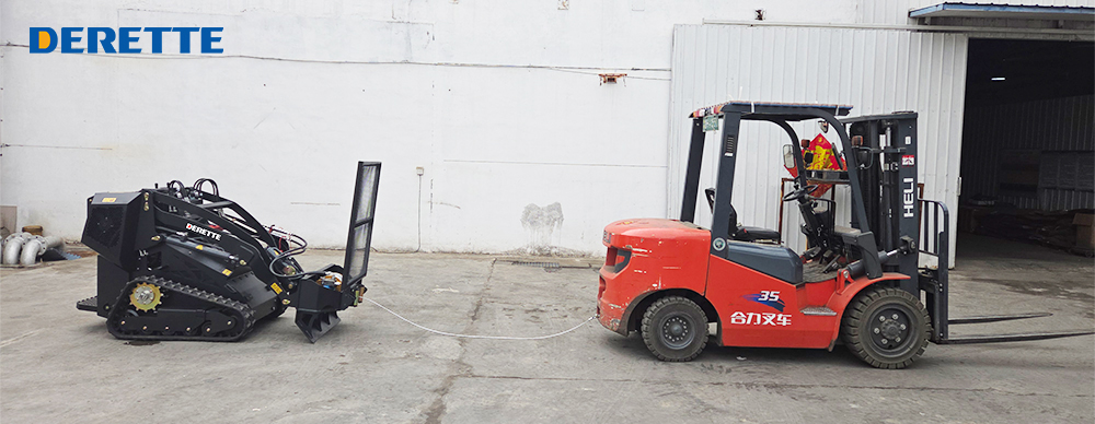 Cabrestante forestal para minicargadora